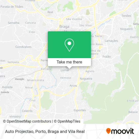 Auto Projectao map