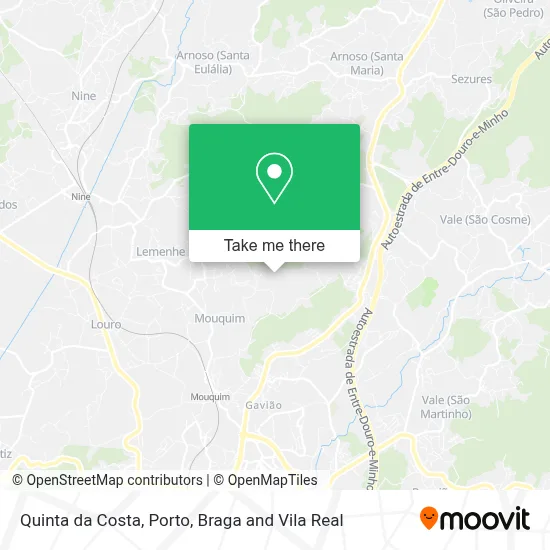 Quinta da Costa map