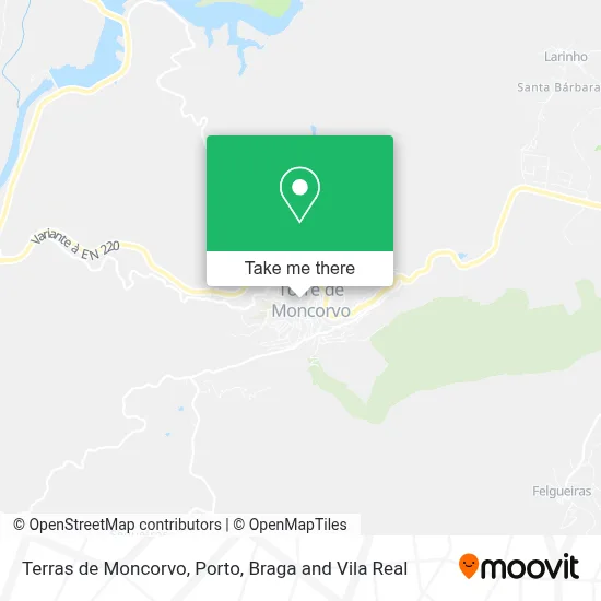Terras de Moncorvo map