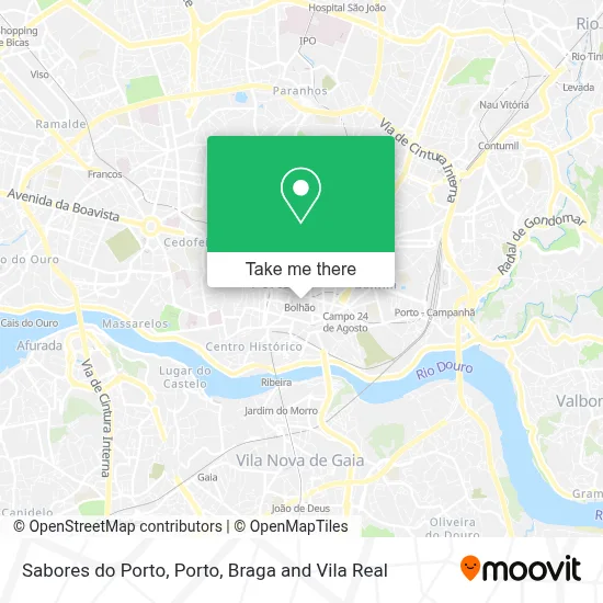 Sabores do Porto map
