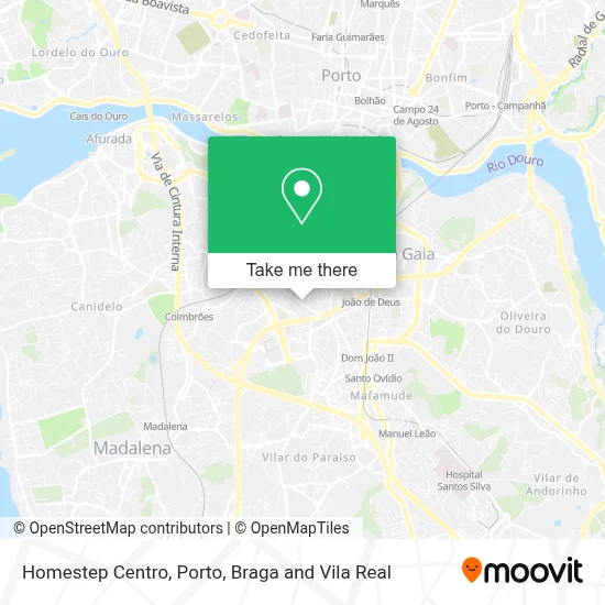 Homestep Centro map