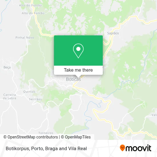 Botikorpus map