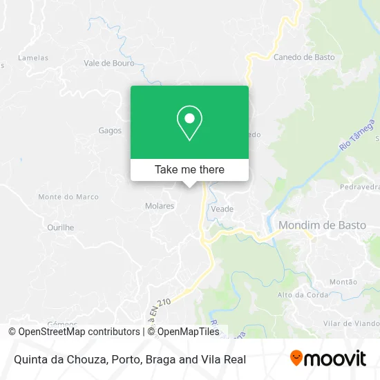 Quinta da Chouza mapa