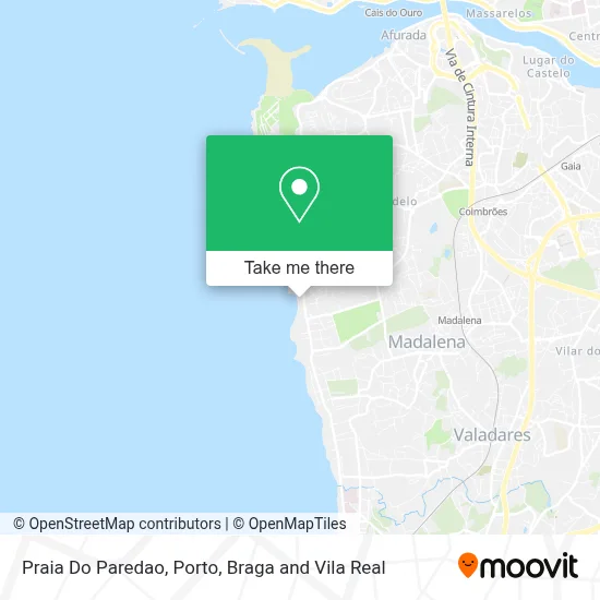 Praia Do Paredao map