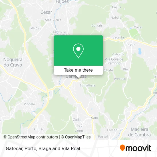 Gatecar map