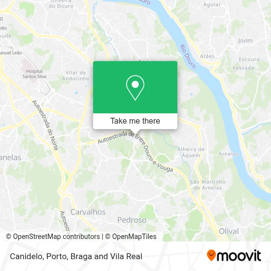 Canidelo map