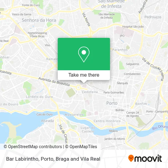 Bar Labirintho map
