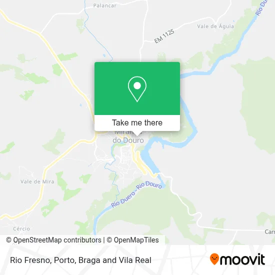Rio Fresno mapa