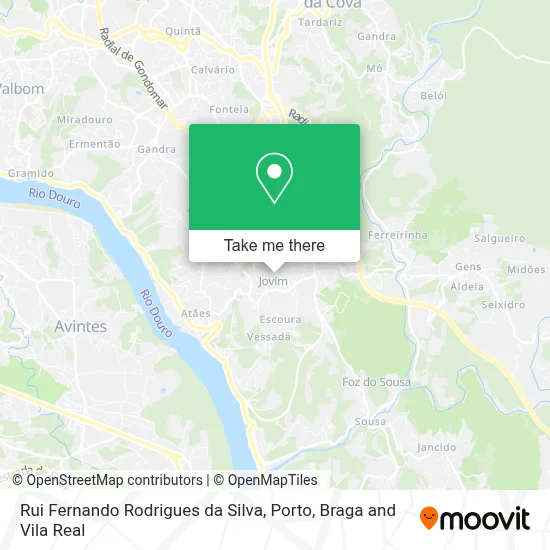 Rui Fernando Rodrigues da Silva mapa