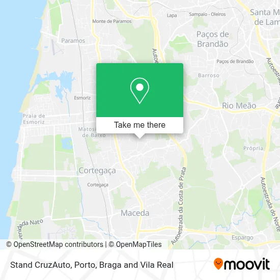 Stand CruzAuto map