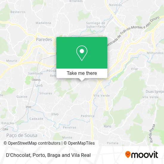 D'Chocolat map