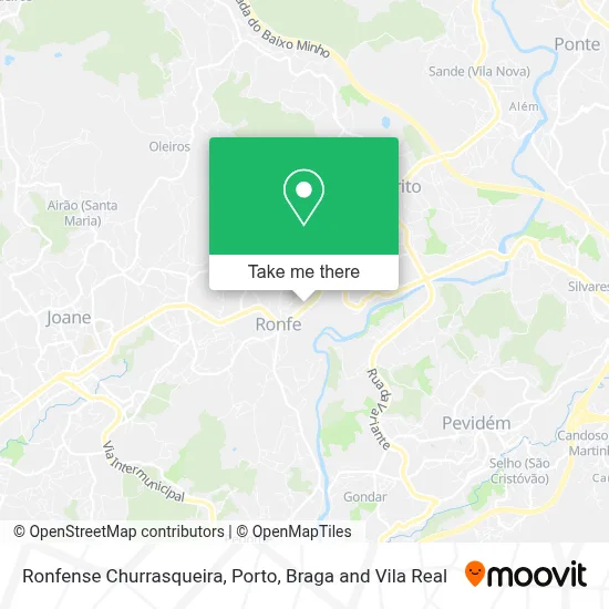 Ronfense Churrasqueira map