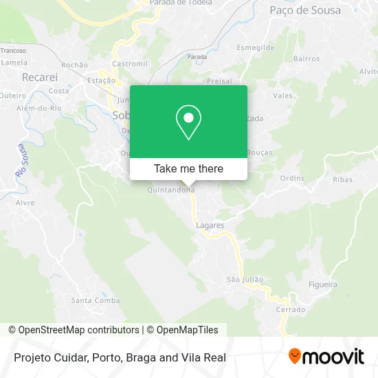 Projeto Cuidar map