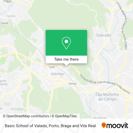 Basic School of Valado map