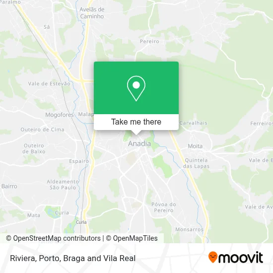 Riviera mapa