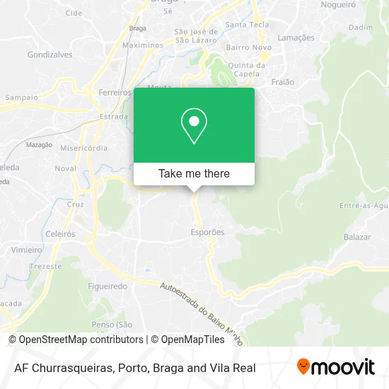 AF Churrasqueiras map