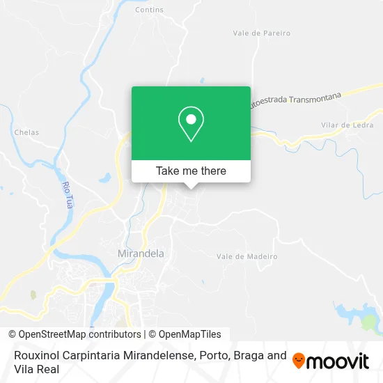Rouxinol Carpintaria Mirandelense map
