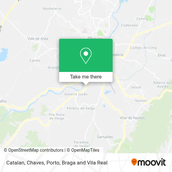 Catalan, Chaves map