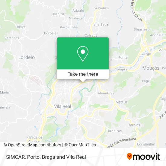 SIMCAR map