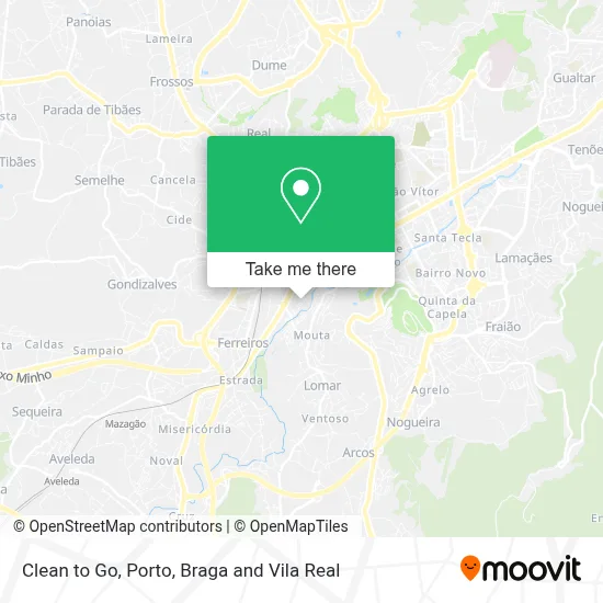 Clean to Go map