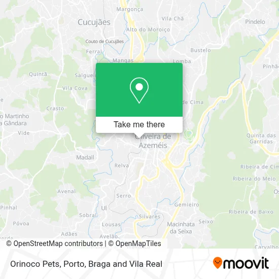 Orinoco Pets map