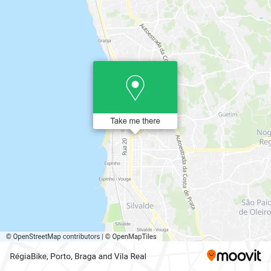 RégiaBike map