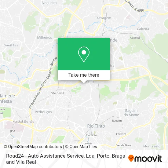 Road24 - Auto Assistance Service, Lda map