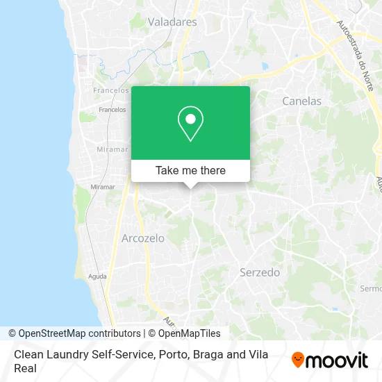 Clean Laundry Self-Service map
