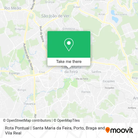 Rota Pontual | Santa Maria da Feira map