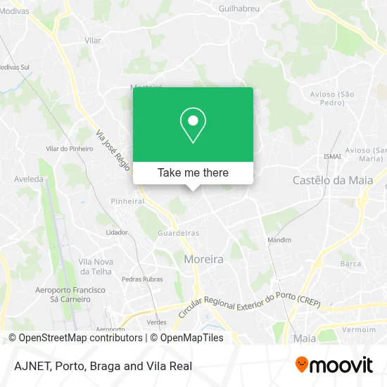AJNET map