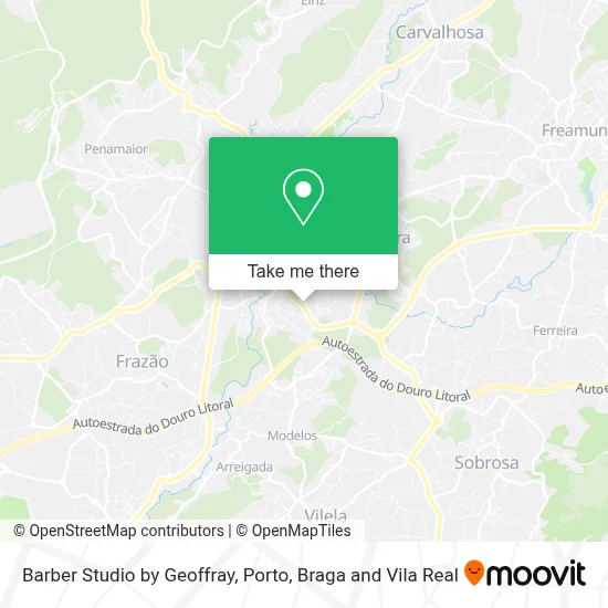 Barber Studio by Geoffray map