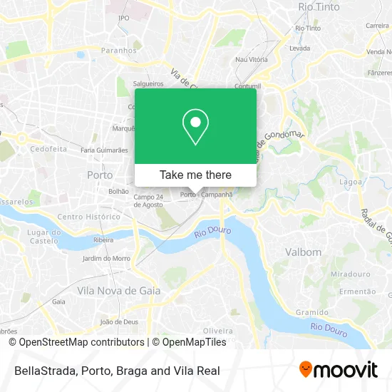 BellaStrada map