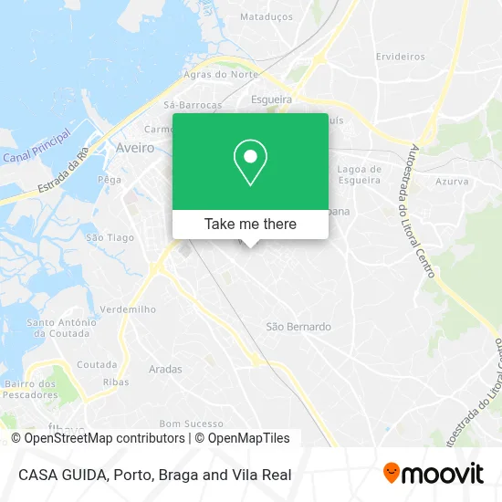 CASA GUIDA map