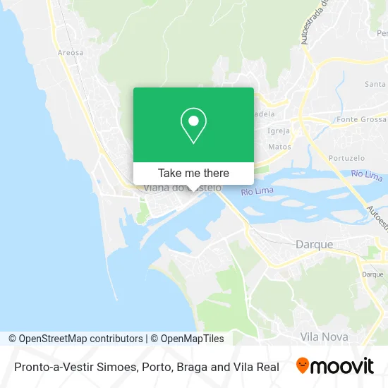 Pronto-a-Vestir Simoes map