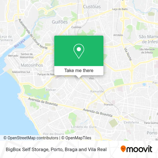 BigBox Self Storage map
