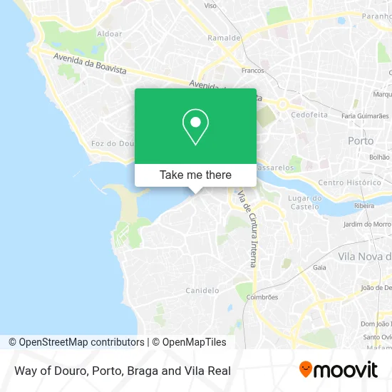Way of Douro map