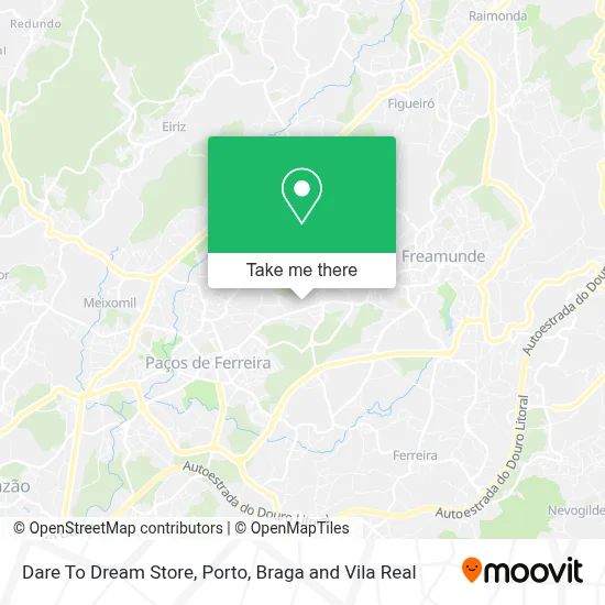 Dare To Dream Store map