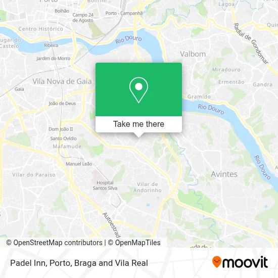 Padel Inn map
