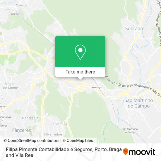 Filipa Pimenta Contabilidade e Seguros map