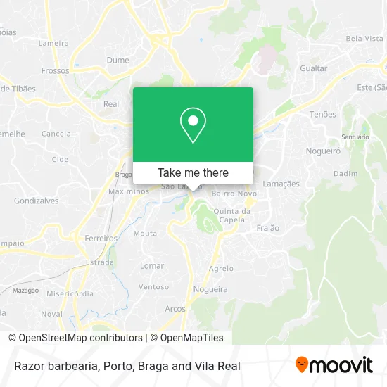 Razor barbearia mapa