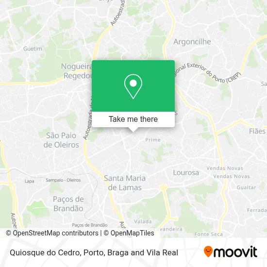 Quiosque do Cedro map