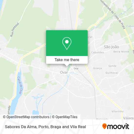 Sabores Da Alma map