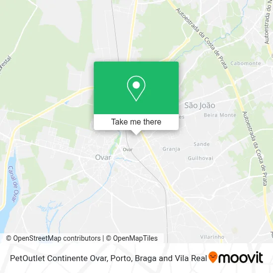 PetOutlet Continente Ovar map