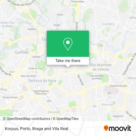 Korpus map