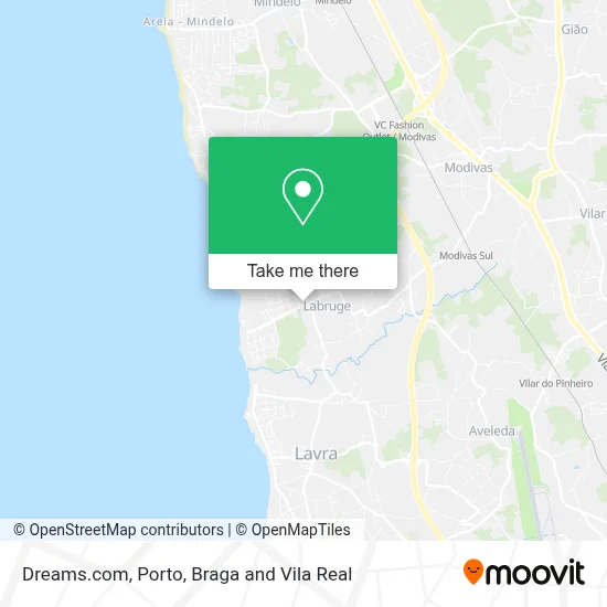 Dreams.com map