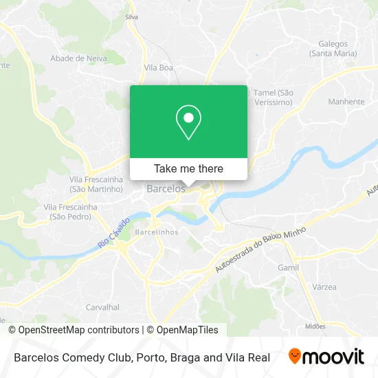 Barcelos Comedy Club map