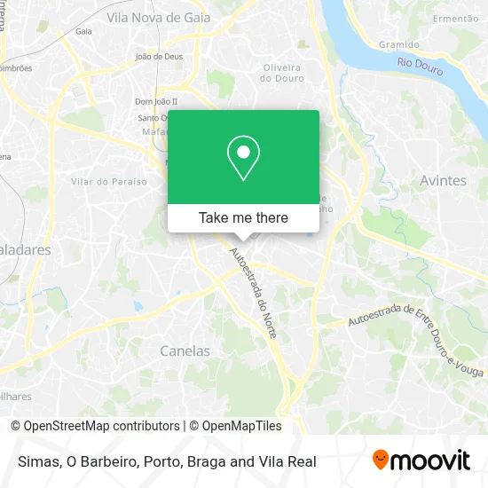 Simas, O Barbeiro map