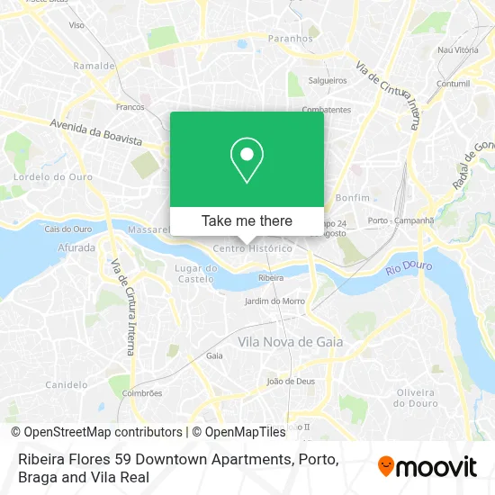 Ribeira Flores 59 Downtown Apartments map