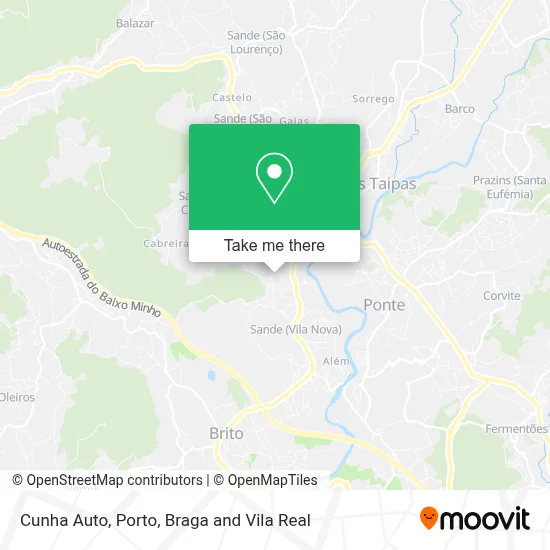 Cunha Auto map