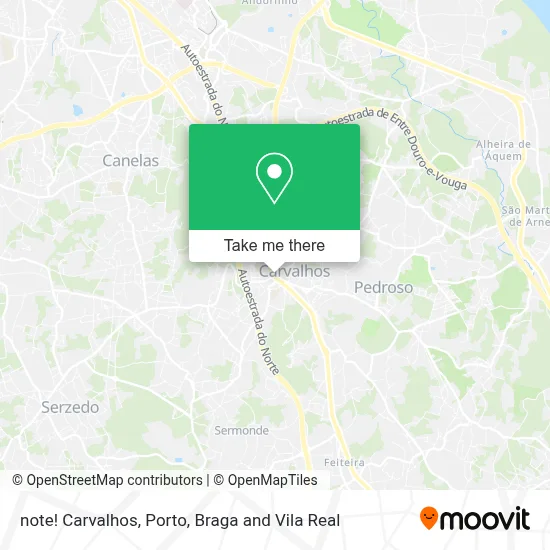 note! Carvalhos map